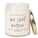 Be Still and Know 9 oz Soy Candle - Home Decor & Gifts