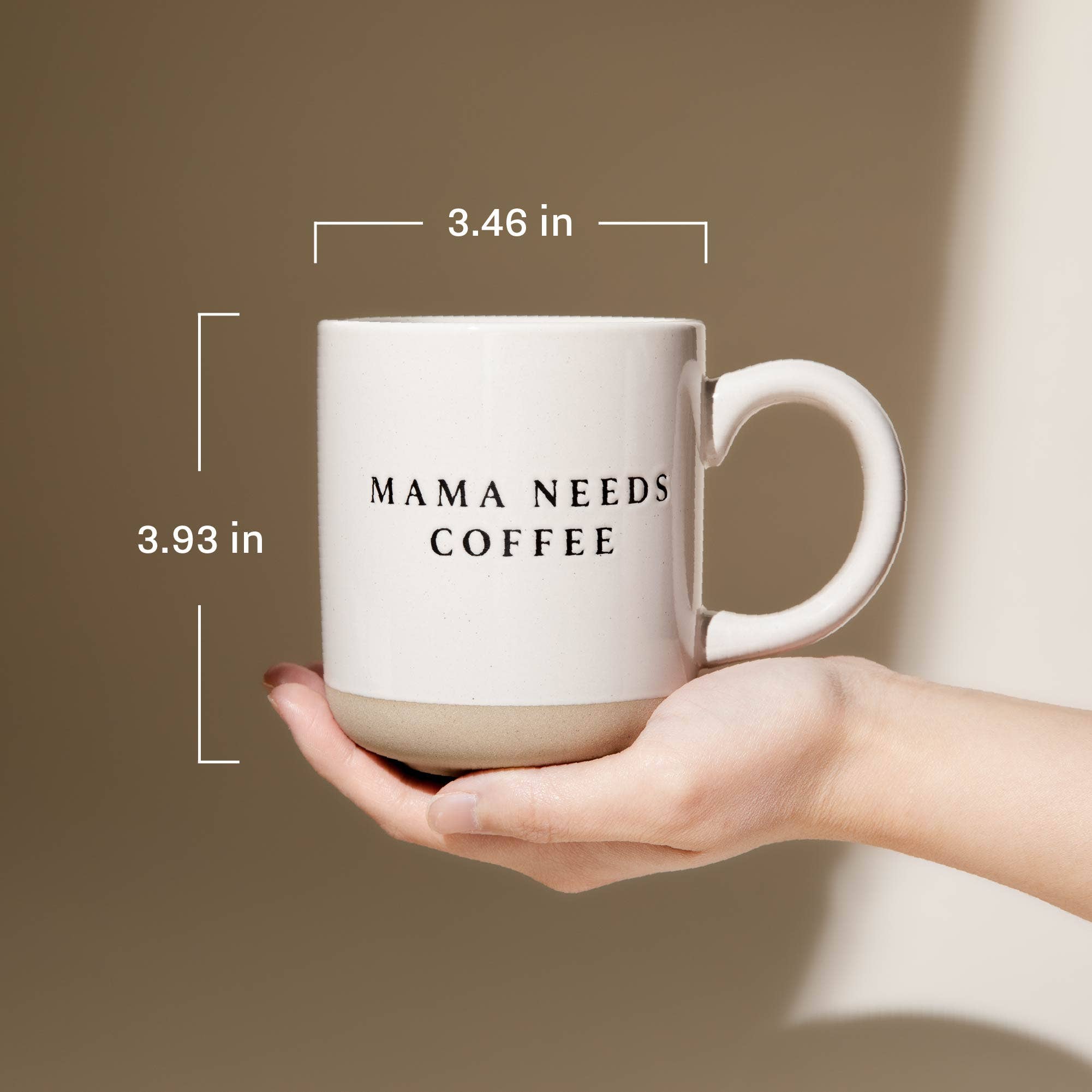 Heart Pink Stoneware Coffee Mug - Valentine's Day Gift