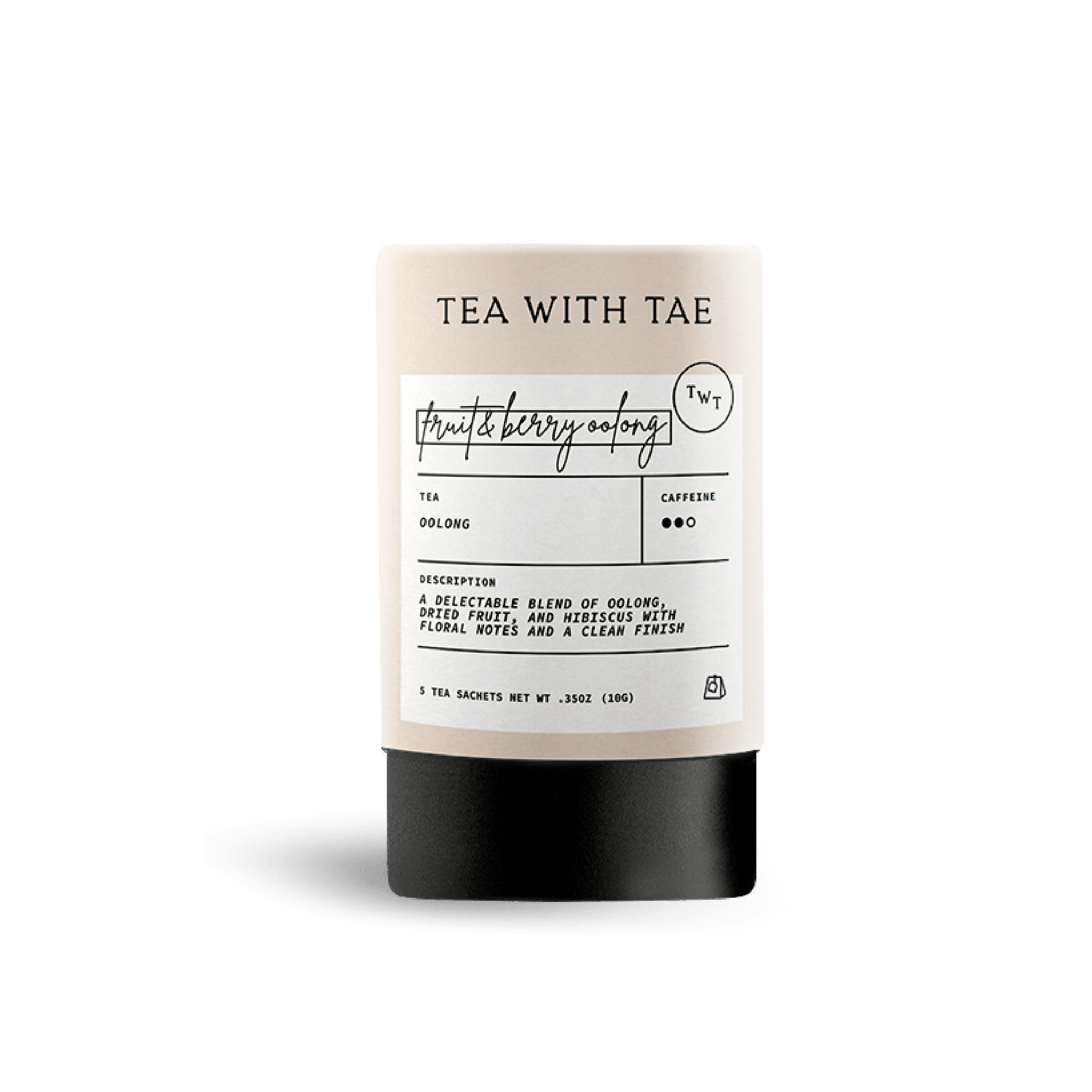 Fruit & Berry Oolong Mini Tea Tube Gift (5 tea bags) - Gracefully Given