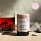 Hibiscus Rose Herbal Mini Tube Gift (5 tea bags) - Gracefully Given