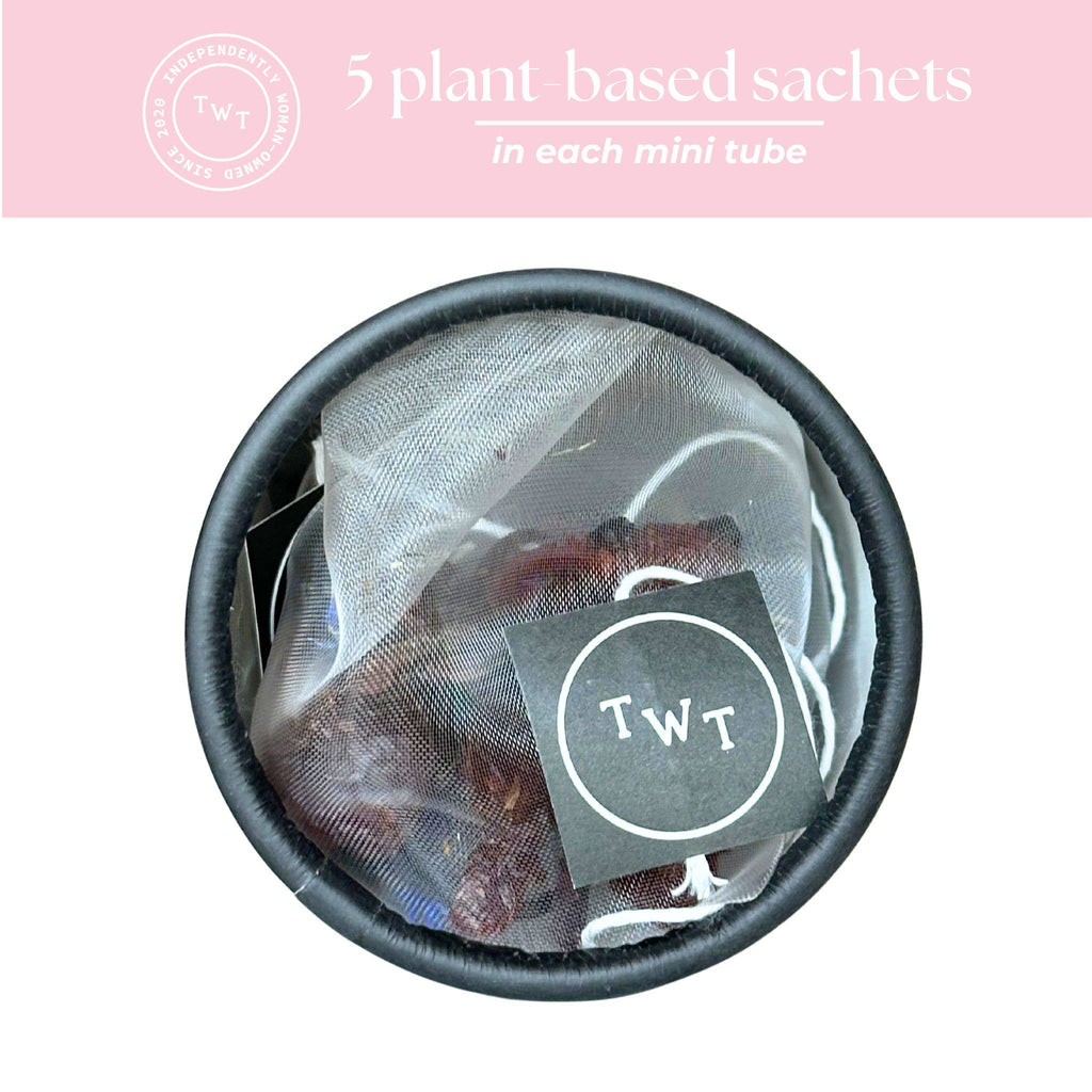 Hibiscus Rose Herbal Mini Tube Gift (5 tea bags) - Gracefully Given