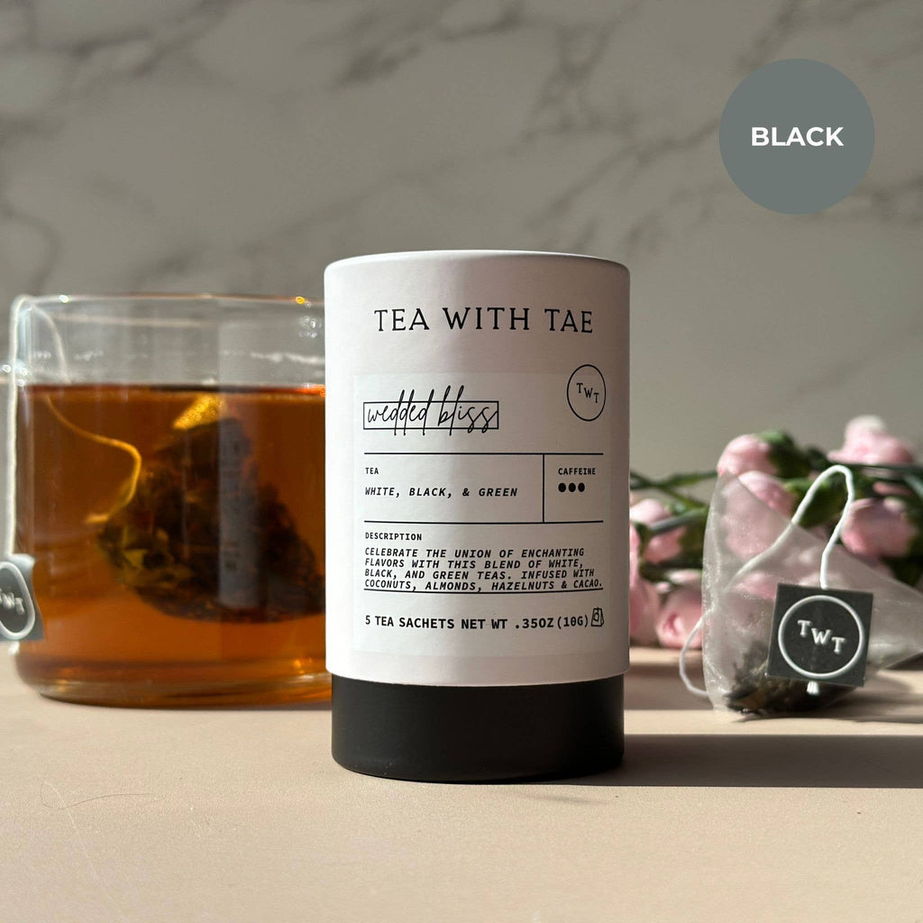 Wedded Bliss Mini Tube Gift (5 tea bags) (for Weddings) - Gracefully Given